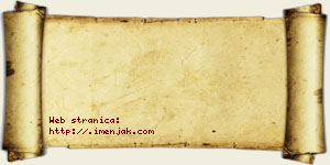 Jefimija Batina vizit kartica